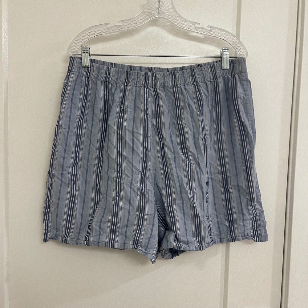 Vintage Victorias Secret Gold Label Boxer Striped Pajama Shorts 80s Retro Lounge